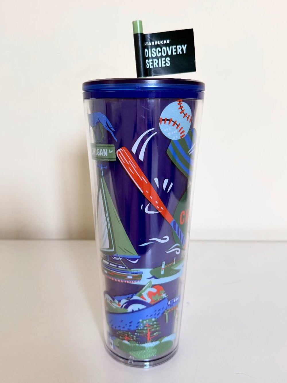 NWT 24 oz. Starbucks "Chicago" Discovery Series Tumbler